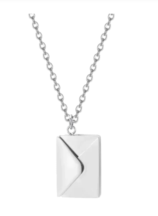 Envelope Memory Necklace, Women's Jewelry