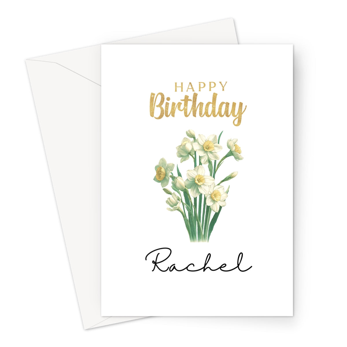 Birthflower December For Her Greeting Card