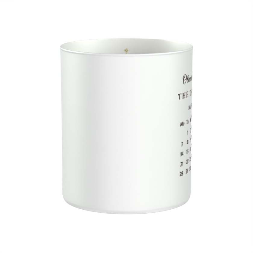Anniversary Candle Gift For Her and For Him, Fresh Marine Scent with Sea Salt, Amber, Driftwood & Vegan Wax Gift