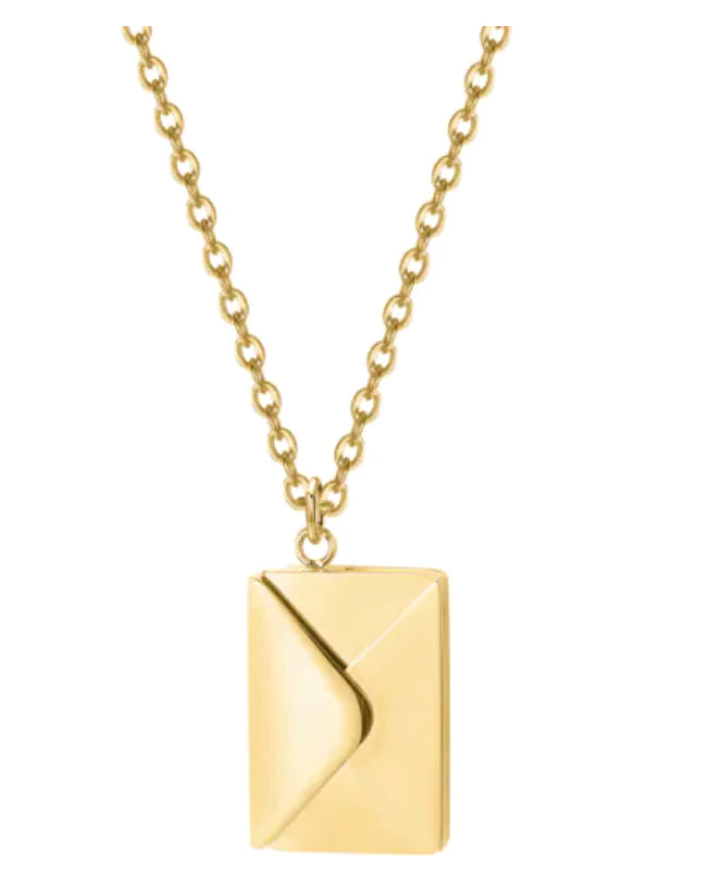 Envelope Memory Necklace, Women's Jewelry