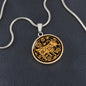 Year of the Goat Pendant Necklace, Chinese Zodiac Necklace