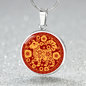 The Year of the Dog Chinese Zodiac Pendant Necklace Gift For Women