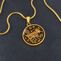 Year of the Goat Pendant Necklace, Chinese Zodiac Necklace