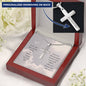 Cross Necklace, Engraving Cross Necklace For Women
