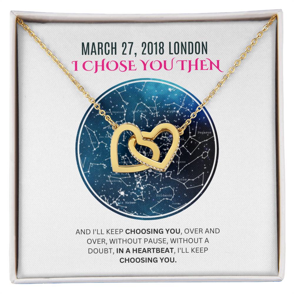 Anniversary Gift For Her, Unique Star Map Gift, Necklace For Wife and Girlfriend
