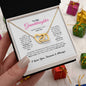 Gift For Granddaughter, White Gold, Gold and Yellow Gold Finished, Charm Necklace, Christmas and Birthday Gift