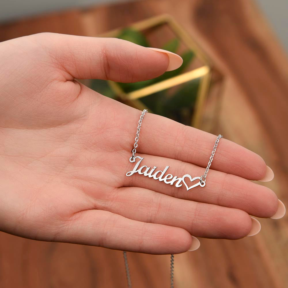 Mum/ Mom to Daughter Custom Name Necklace, Personalised Gift For Daughter, Christmas and Birthday Gift For Daughter