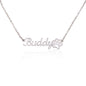 Dog Mom Gift, Custom Name and Paw, Necklace For Dog Mom