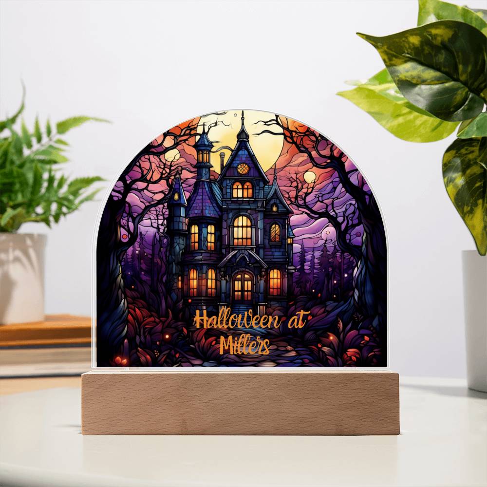Personalized Halloween House Decor Haunted House Haunted Mansion