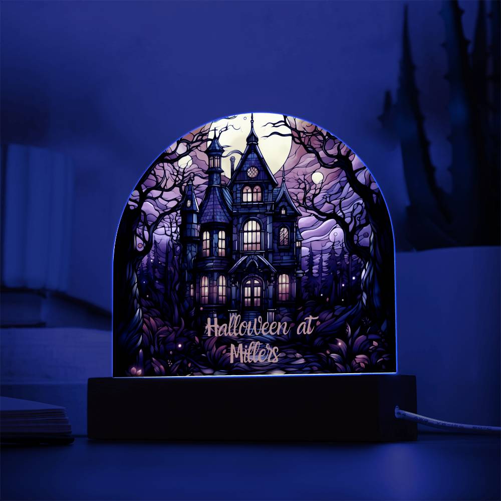 Personalized Halloween House Decor Haunted House Haunted Mansion