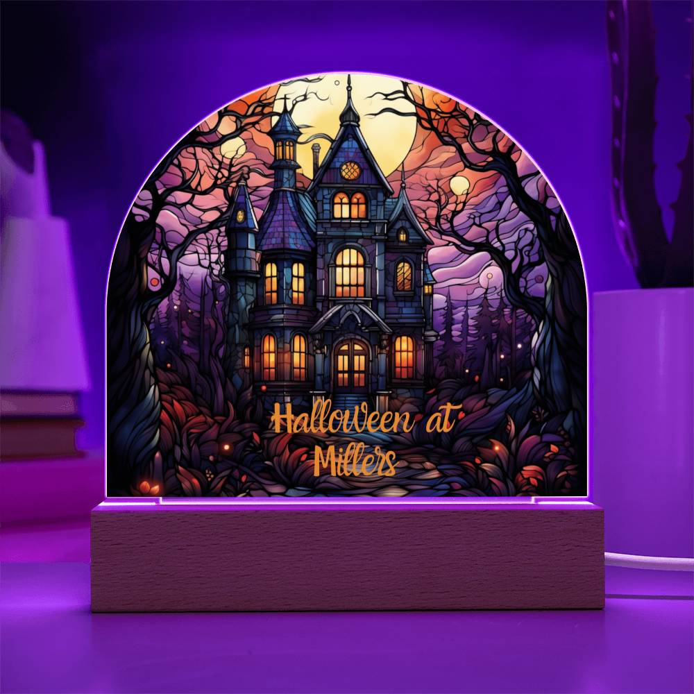 Personalized Halloween House Decor Haunted House Haunted Mansion