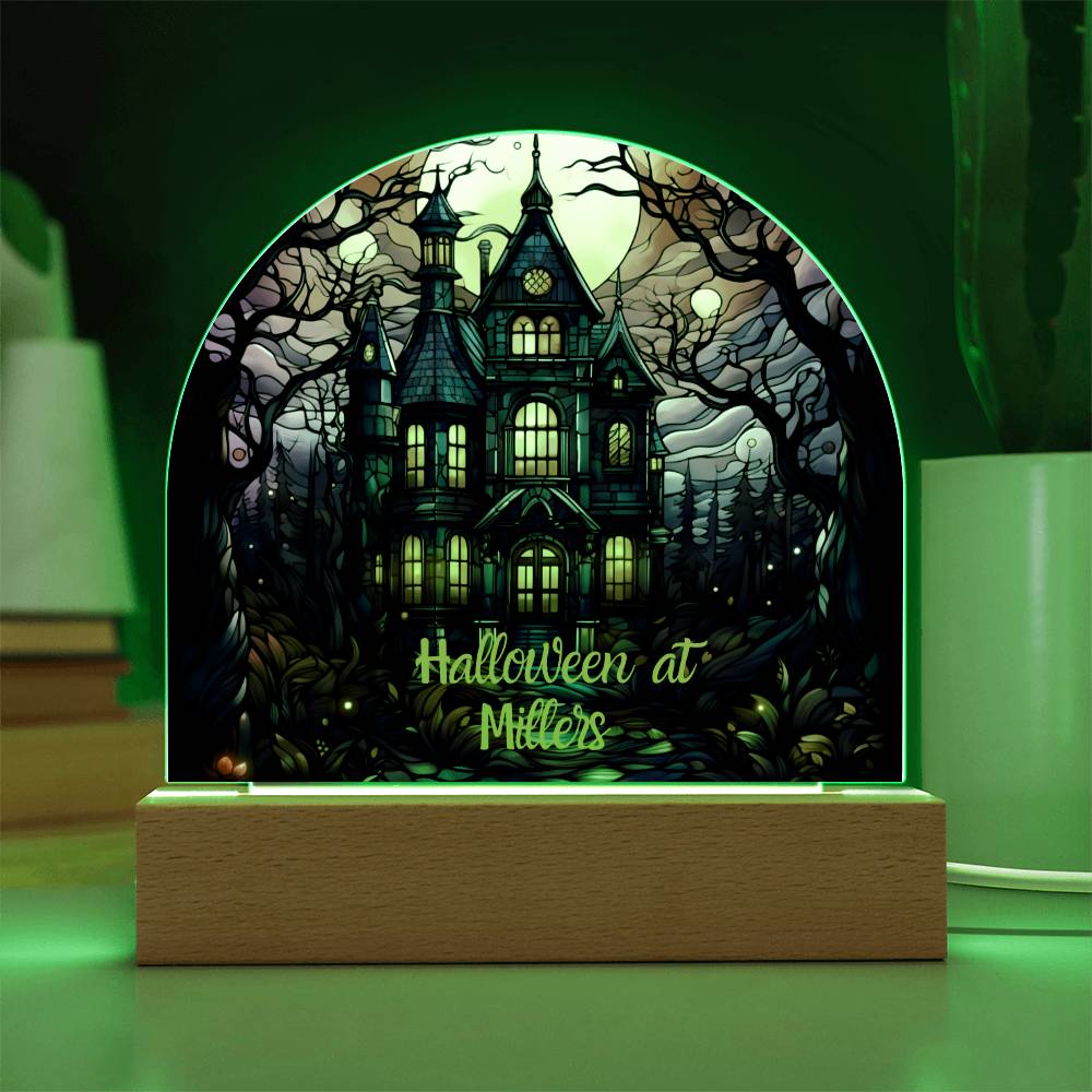 Personalized Halloween House Decor Haunted House Haunted Mansion