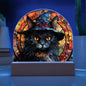 Halloween Cat Decor Black Cat Creepy Cat Spooky Cat
