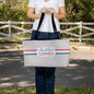 Minimalist Summer Tote Bag with Cream Rope Handle