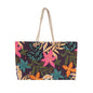 Large Tote Bag for Women - Weekender, Shopping & Beach Bag | Floral Design