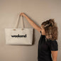 Weekend Vibes, Premium Large Tote Bag For Women