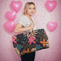 Large Tote Bag for Women - Weekender, Shopping & Beach Bag | Floral Design