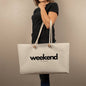 Weekend Vibes, Premium Large Tote Bag For Women