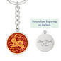 The Year of Rabbit Key Ring, Gift For Women and Men