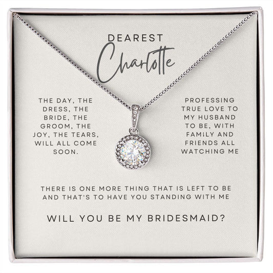 Bridesmaids Gift, Necklace For Wedding, Gift for Wedding For Bridesmaids