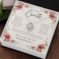 Bridesmaids Gift, White Gold Finish Necklace, with Proposal Message Card, Gift for Bridesmaids