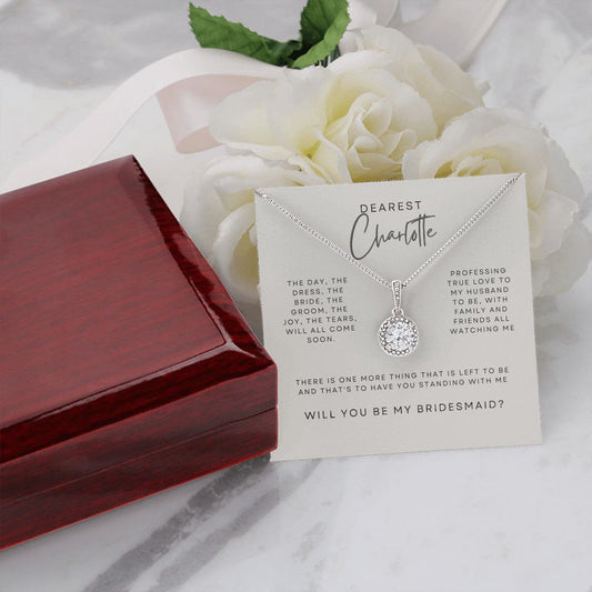 Bridesmaids Gift, Necklace For Wedding, Gift for Wedding For Bridesmaids