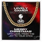Christmas Gift For Boyfriend, To My Gamer Boyfriend Chain Necklace Gift