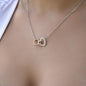 Libra Zodiac Necklace Gift, Birthday Gift, Hearts Necklace, Dainty Necklace, Gift For Her