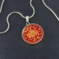 Year Of The Ox, Chinese Zodiac Pendant Necklace