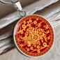 Year Of The Ox, Chinese Zodiac Pendant Necklace