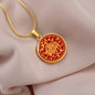 Year Of The Ox, Chinese Zodiac Pendant Necklace