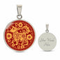 The Year of the Dog Chinese Zodiac Pendant Necklace Gift For Women