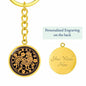 Chinese Zodiac Keychain, Year of the Rooster,For Women and Men
