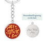 The Year of the Wood Dragon Keychain, Keyring For Women and Men