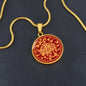 Year Of The Ox, Chinese Zodiac Pendant Necklace