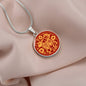 The Year of the Dog Chinese Zodiac Pendant Necklace Gift For Women