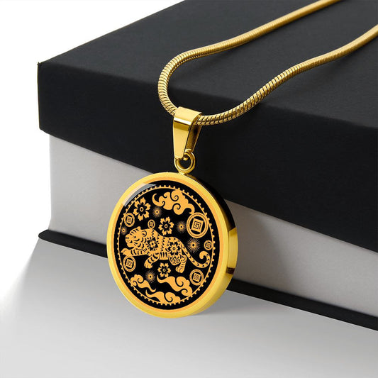 Chinese Zodiac, Chinese Tiger Necklace, Year of the Tiger