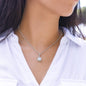 Virgo Zodiac Necklace Gift, CZ Pendant Necklace For Women, Gift For Her