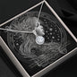 Virgo Zodiac Necklace Gift, CZ Pendant Necklace For Women, Gift For Her