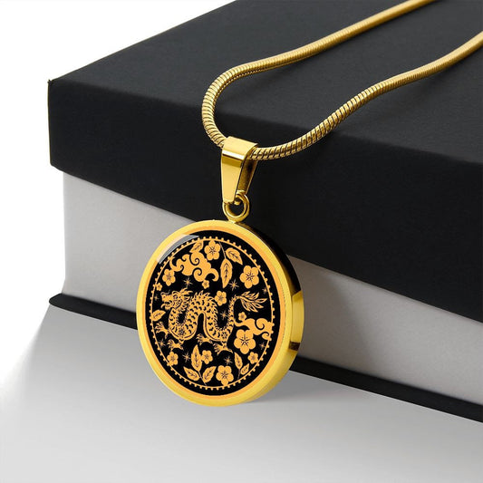 Year of Wood Dragon, Chinese Dragon Necklace, Year of Dragon Necklace, Chinese New Year Celebration