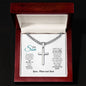 Son Necklace, Cross Necklace, Chain Necklace, Gift For Son