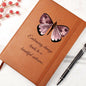 Journal Notebook, PU leather Journal Notebook, Butterfly Inspiration