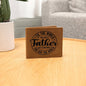 Gift For Father, Personalized Wallet, Fater's Gift, Leather Wallet For Father
