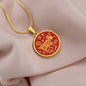 Goat Necklace, Year of Goat Chinese Zodiac Necklace Gift