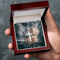 Cross Necklace For Men, Men's Engraved Necklace, Religious Gift For Men