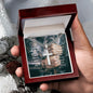 Cross Necklace For Men, Men's Engraved Necklace, Religious Gift For Men