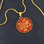 Year of Pig, Pig Print Chinese Zodiac Gift, Necklace For Women