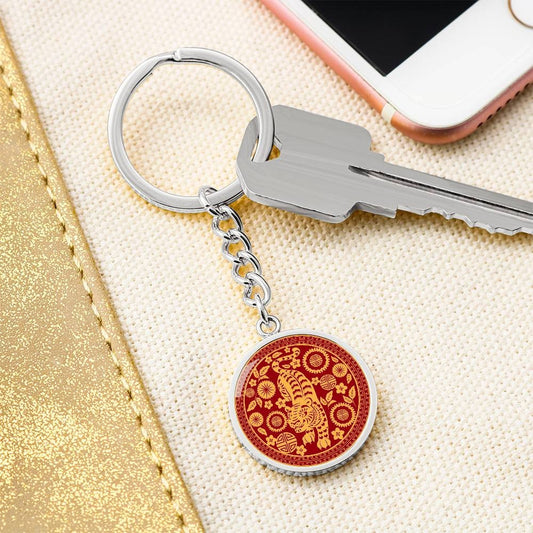 Tiger Keychain, Year of Tiger Keyring Gift For Women and Men