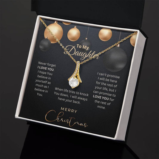 Daughter Gift, Christmas Gift To Daughter, Daughter Necklace, Gift From Mom, Gift From Dad