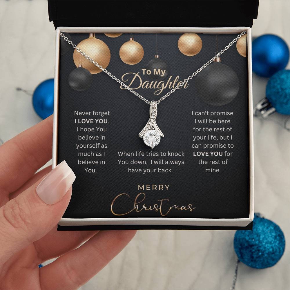 Daughter Gift, Christmas Gift To Daughter, Daughter Necklace, Gift From Mom, Gift From Dad